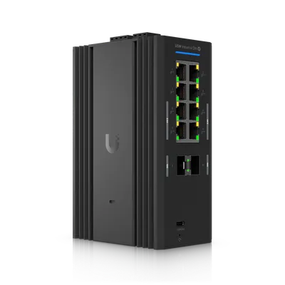 UniFi Switch Industrial DIN 2.5G 8 PoE